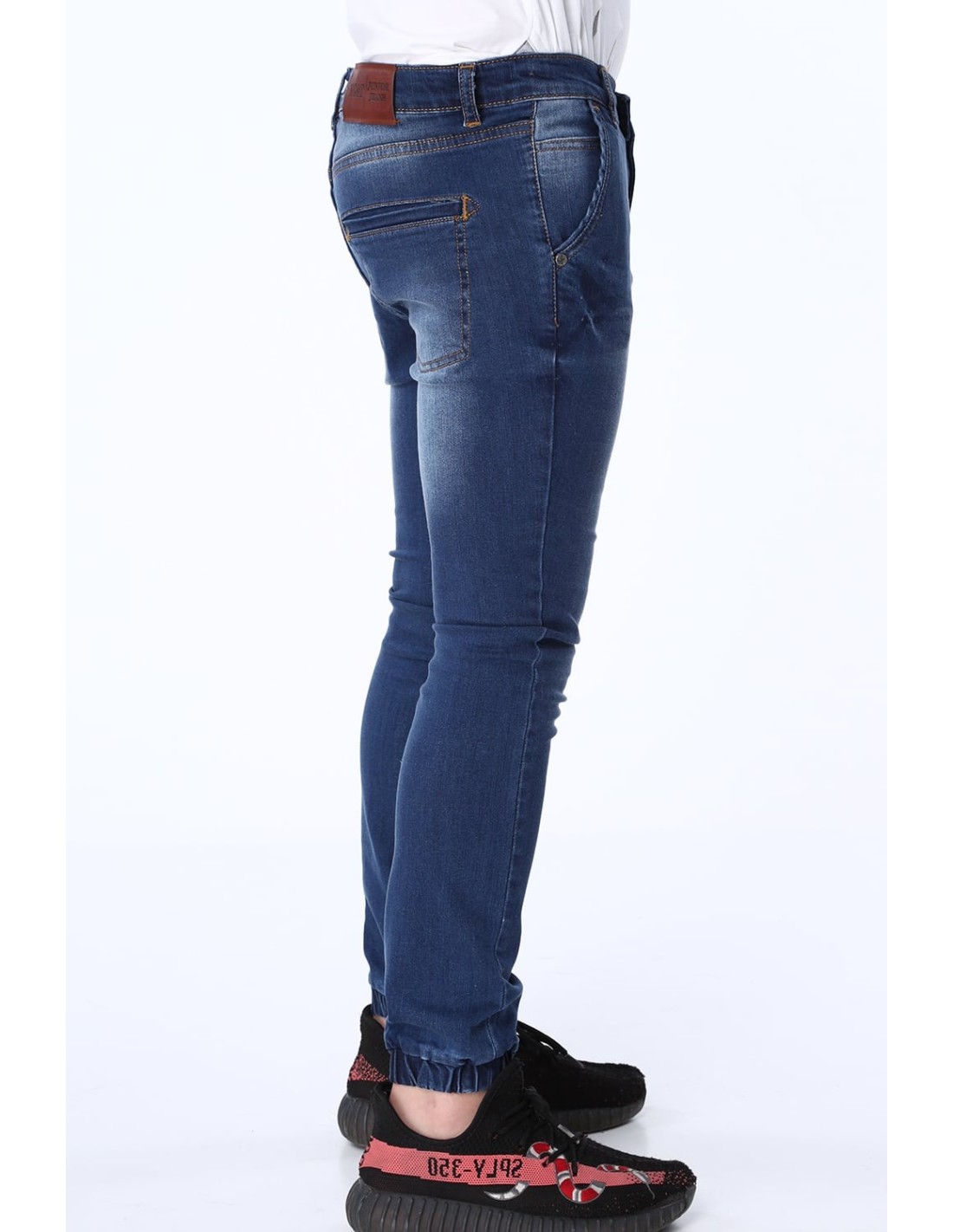 Boys\' jeans with abrasions NDZ215 - Online store - Boutique